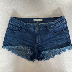 Abercrombie & Fitch Dark Blue Jean Shorts Size 6